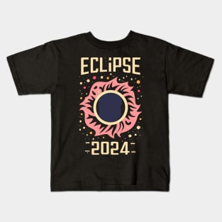 solar eclipse 2024 Kids T-Shirt